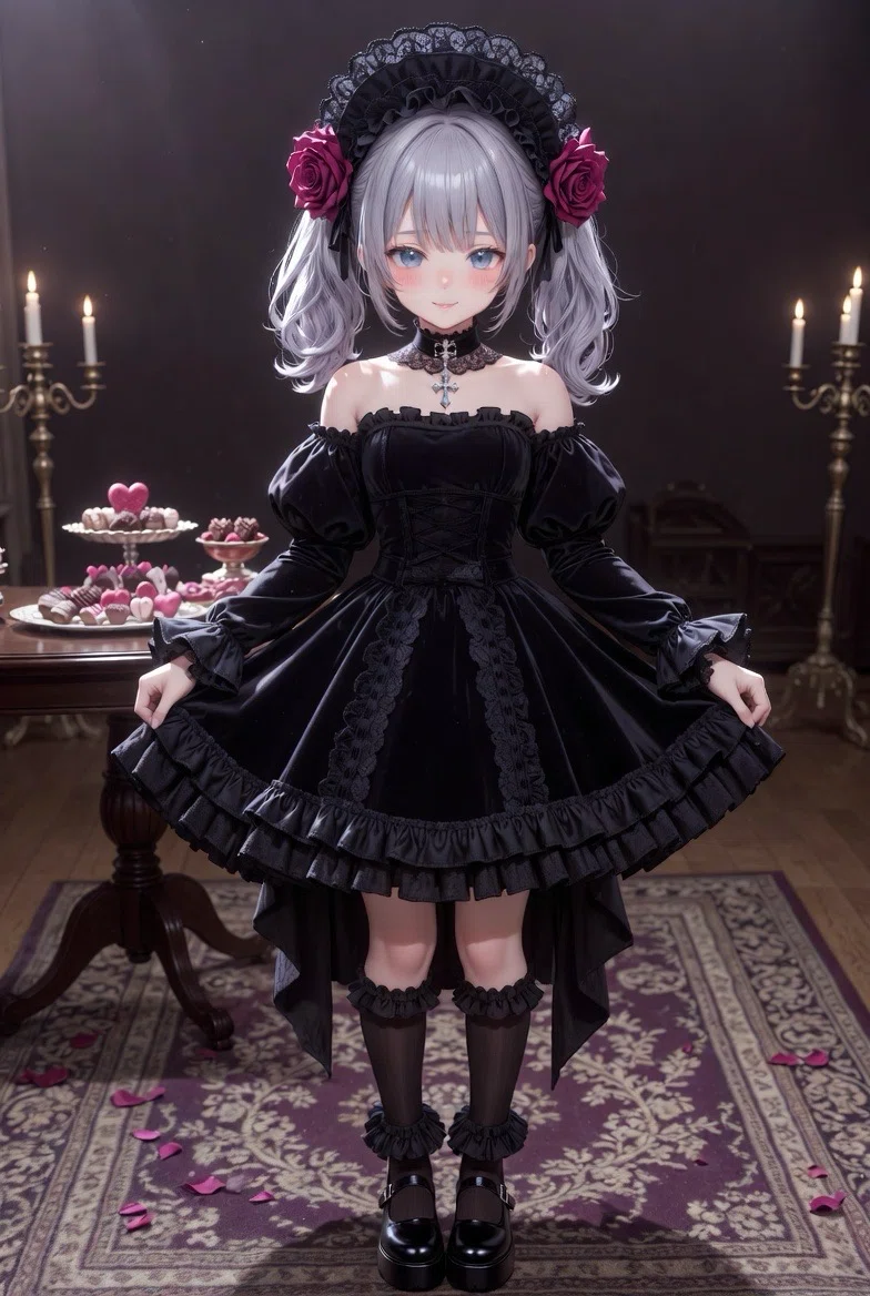 KAMINOOPS Studio】深淵の茶会へようこそ ―― 総勢8名のゴスロリ