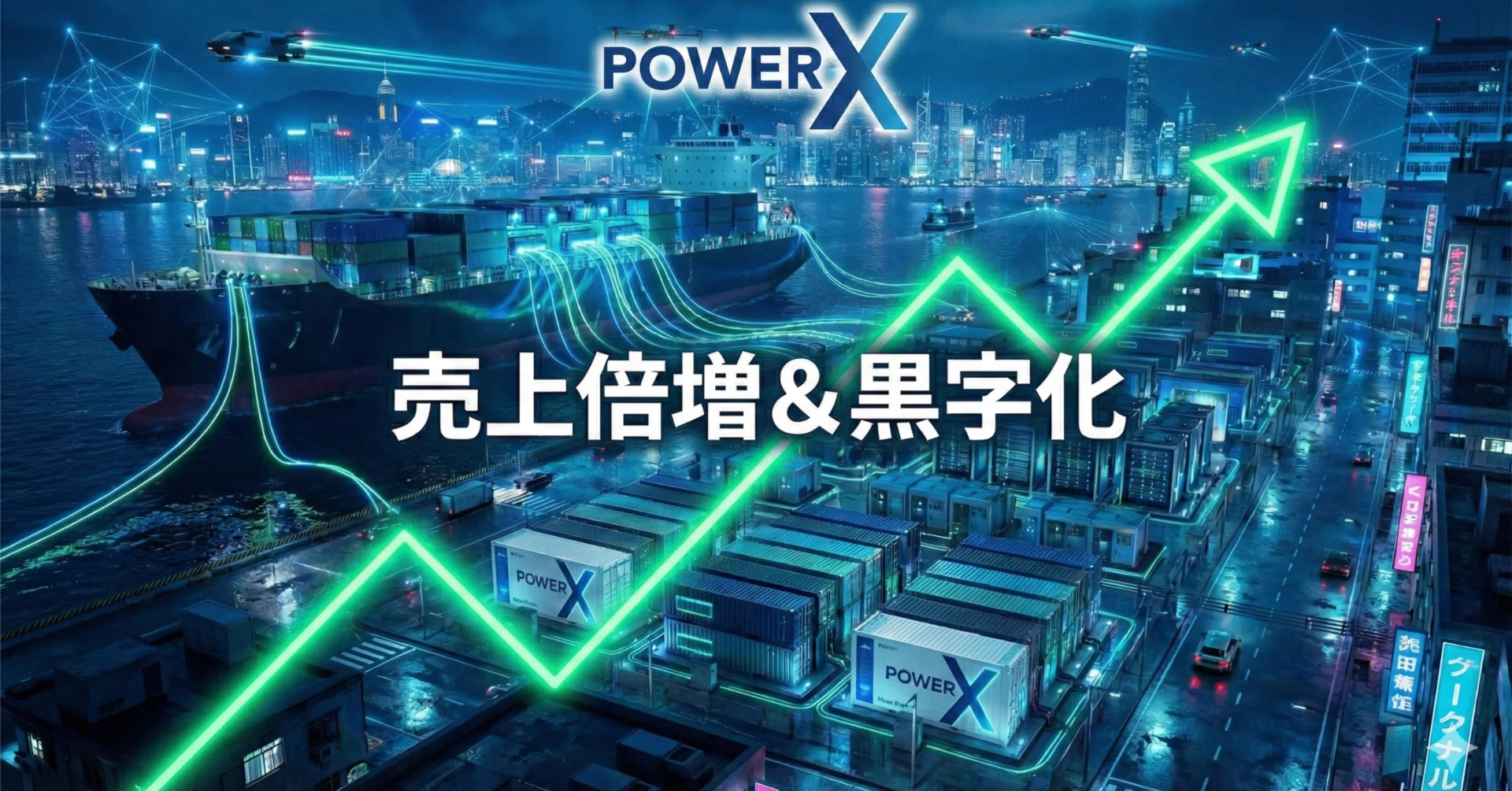 決算速報】パワーエックス(485A)、ついに覚醒。「売上倍増＆黒字化」の