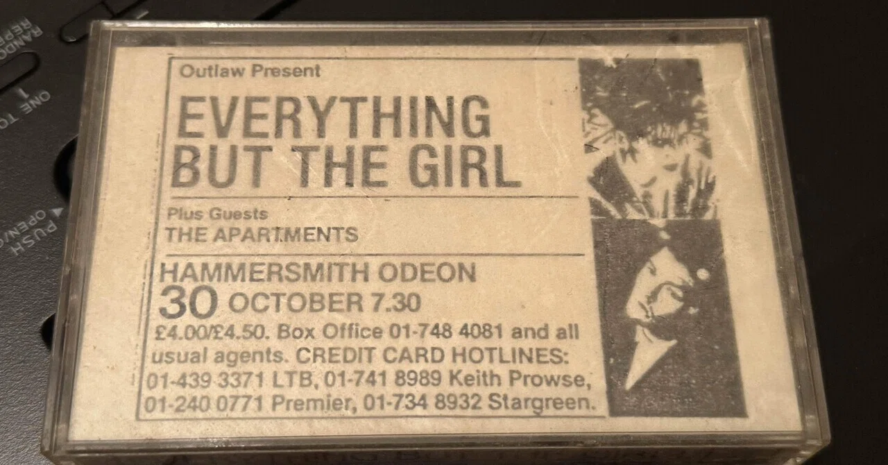 EVERYTHING BUT THE GIRLの LIVEカセット｜naoto_motonaga（福岡ロック