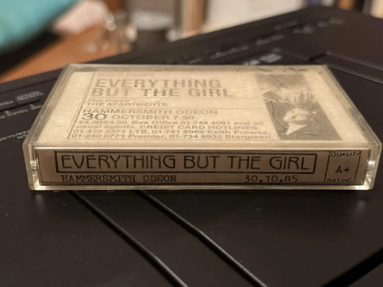 EVERYTHING BUT THE GIRLの LIVEカセット｜naoto_motonaga（福岡ロック