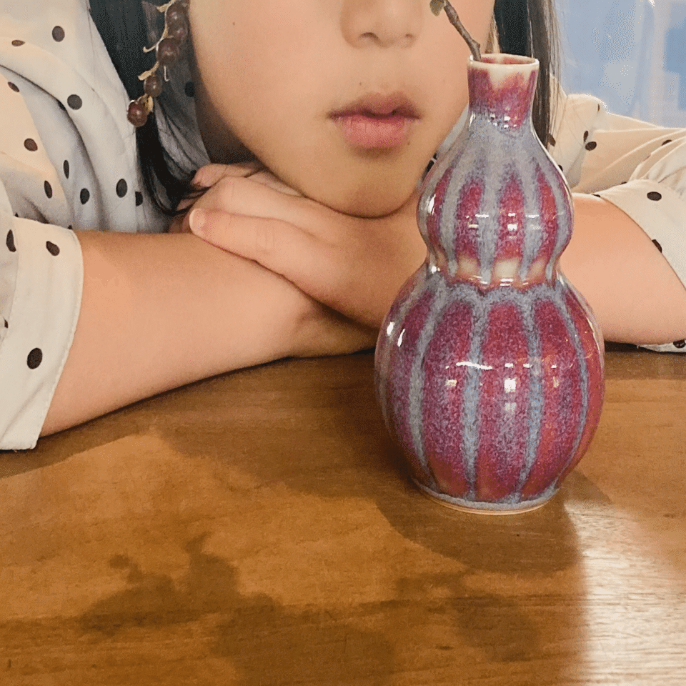 ひょうたんの形の花器｜九谷焼美術館｜chiipori