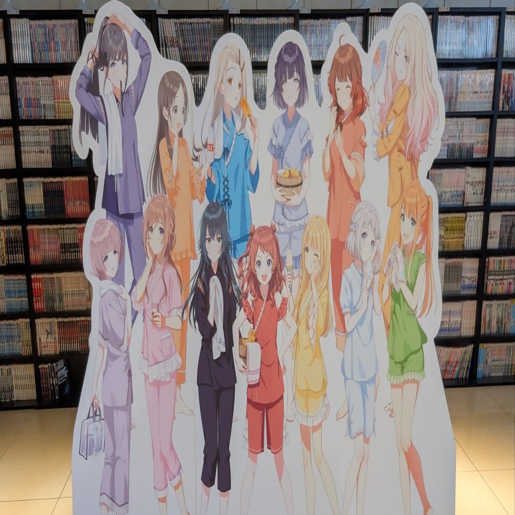 姫崎莉波 和紙風缶バッジ 8点 作務衣 学マスx極楽湯コラボ～氷煌の湯園地～ グッズ情報】学園アイドルマスター「極楽湯・RAKU SPA」コラボ第2弾