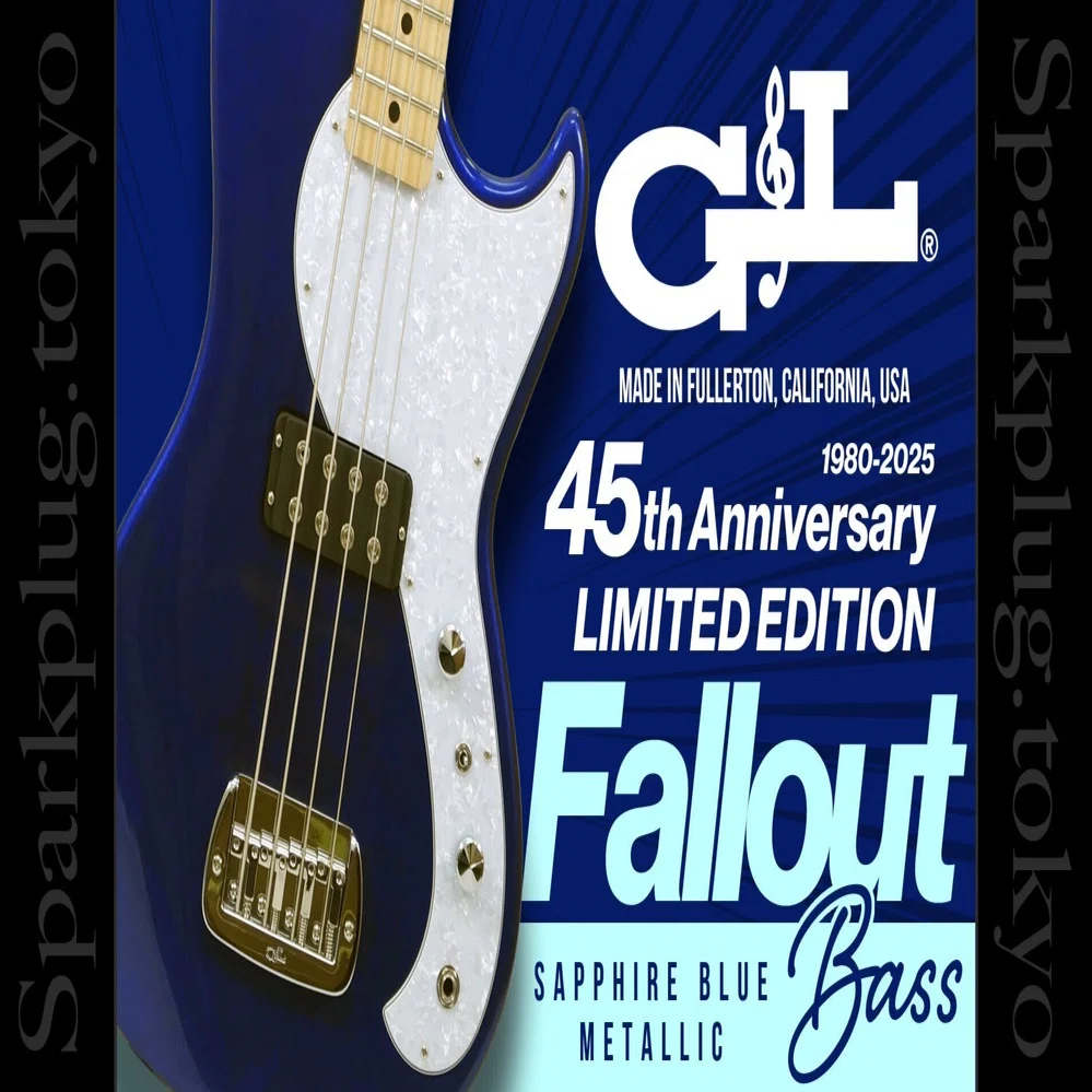 現在では入手困難な G&L 45周年を記念した全世界100本限定「Fallout