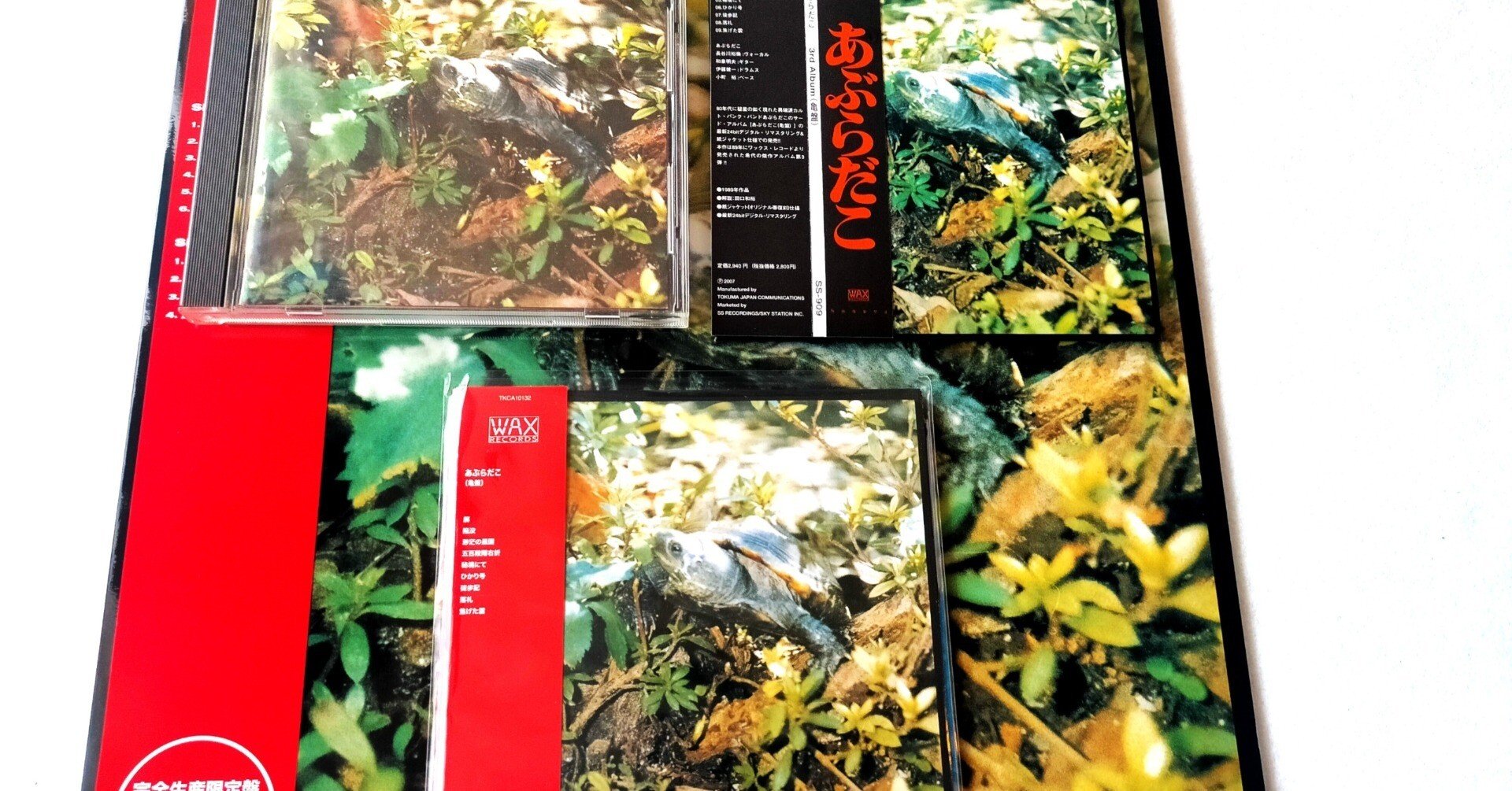 あぶらだこ 1989年4月10日 徳間ジャパン・WAX より9曲入り3rdアルバム