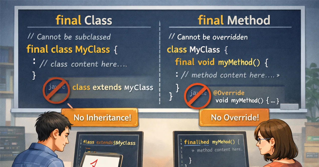 Java finalメソッドとfinalクラスの動作|よーた