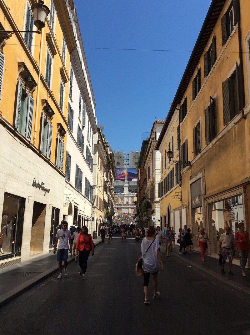 イタリア Siciliaへ 8 スペイン広場 Ave Maris Stella Note