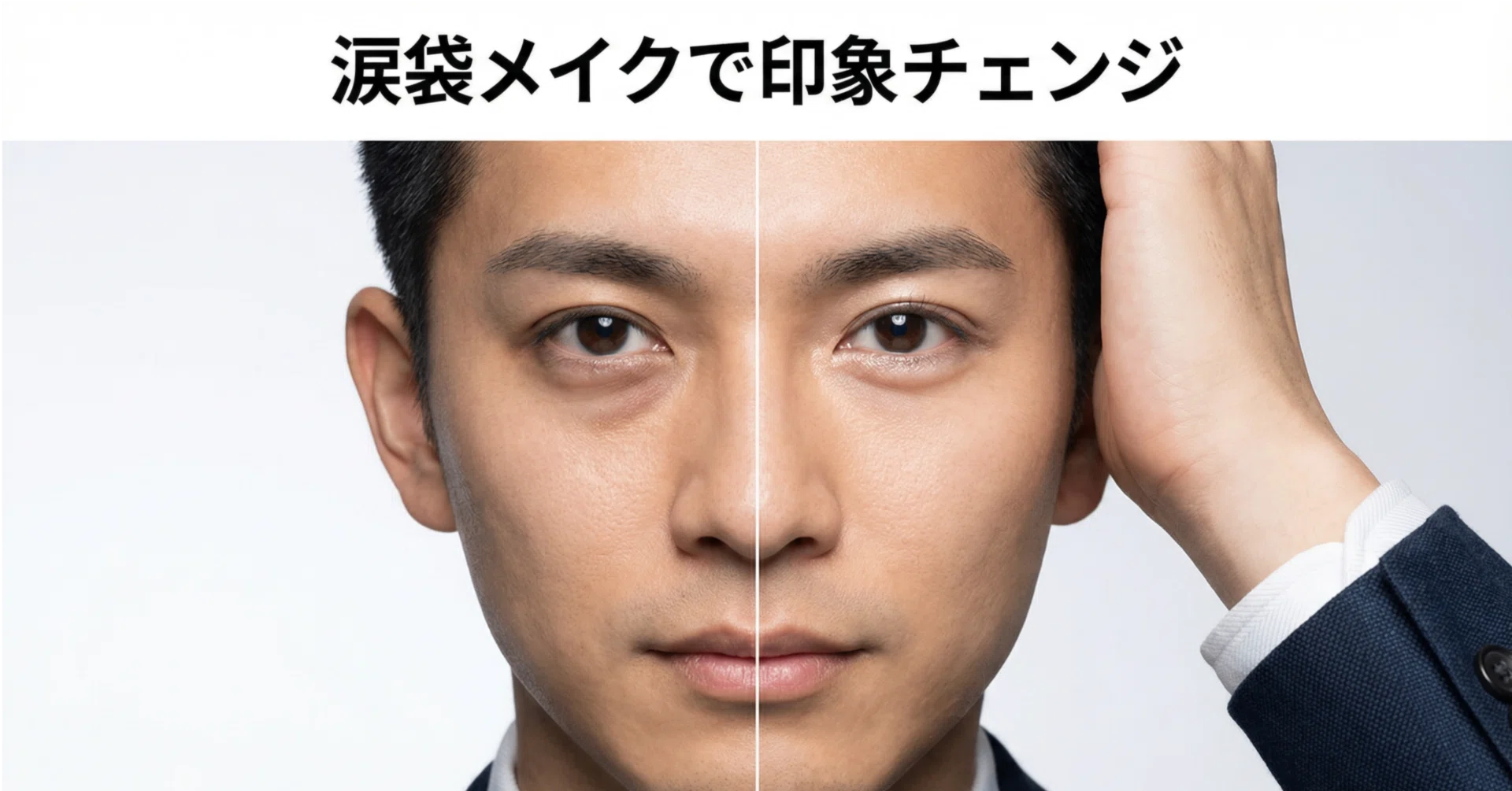 涙 袋 作り方 男