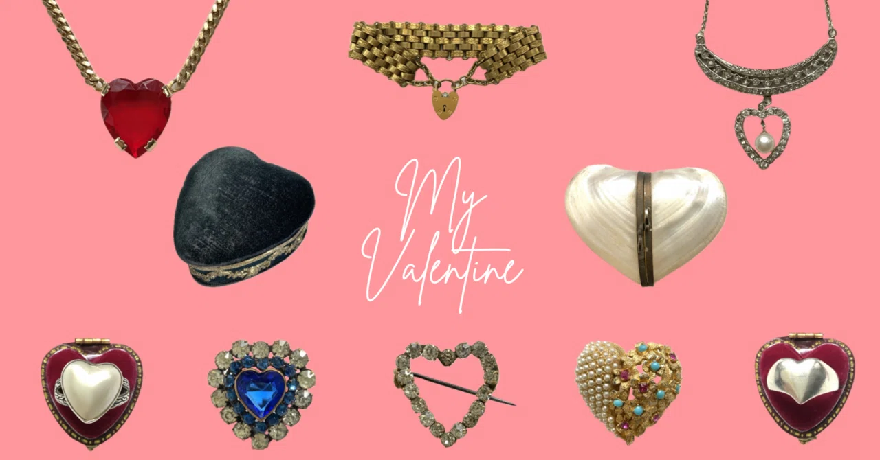 ヴィンテージ】My Valentine ~ ハートモチーフのアンティーク 