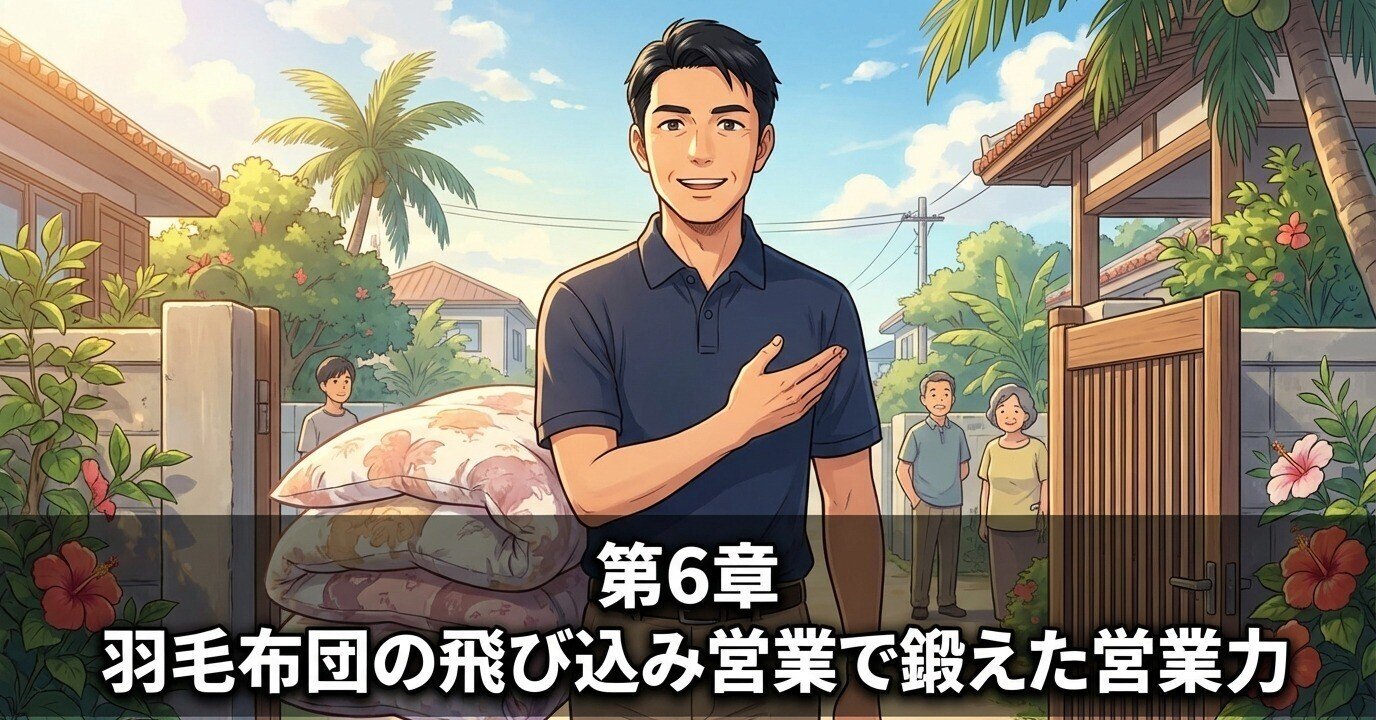 社長の履歴書 第6章：羽毛布団の<b>飛び込み</b>営業で鍛えた営業力｜HIROKI