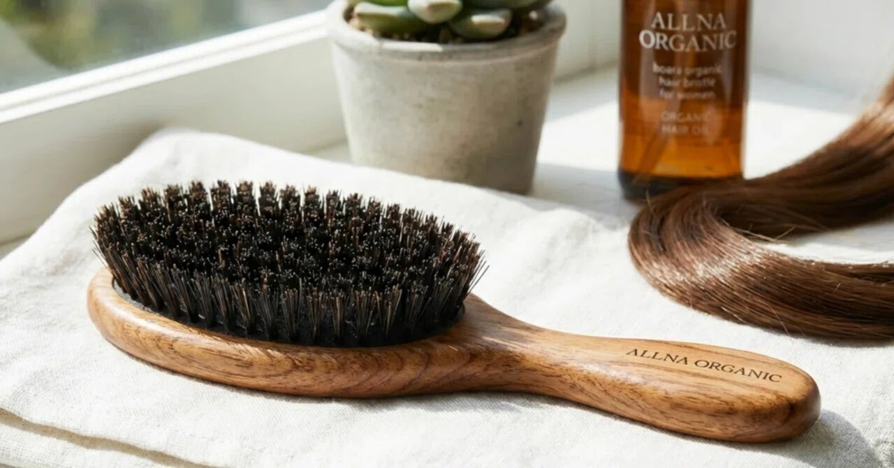 オルナオーガニック豚毛ヘアブラシ』で驚きの艶髪へ！サロン級の