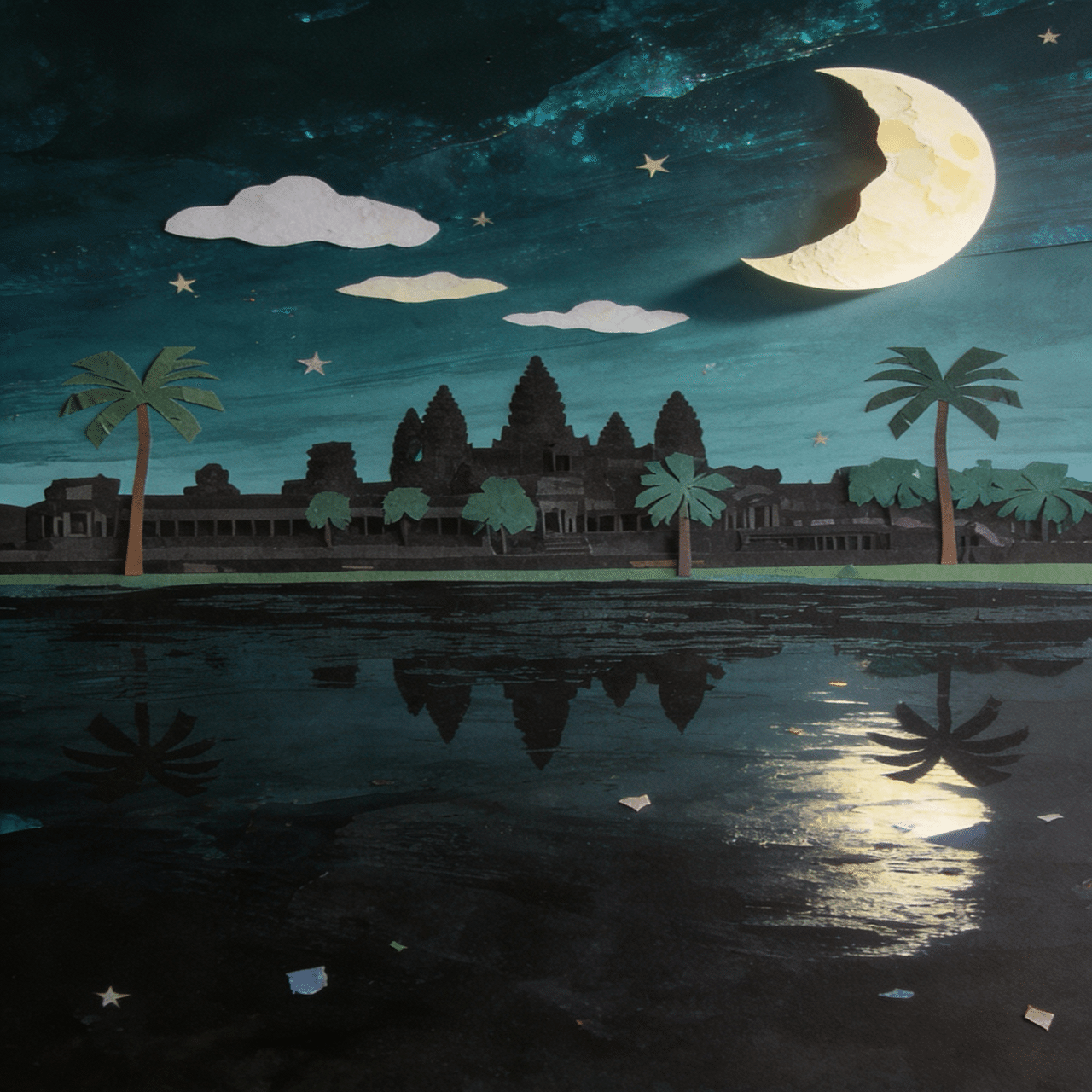 第6弾】カンボジア編1🇰🇭旅の写真を美の巨匠たちに描いてもらったら