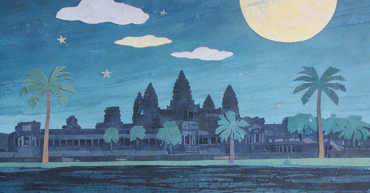 第6弾】カンボジア編1🇰🇭旅の写真を美の巨匠たちに描いてもらったら