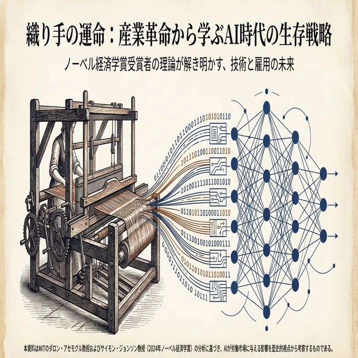 産業革命の「織物職人」が警告する、AI時代に私たちが直面する「真の