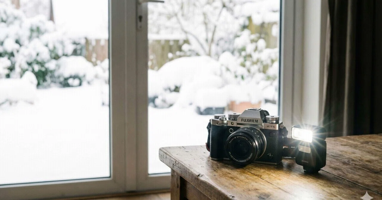 ストロボで冬の室内撮影が変わる｜X-T5＋Godox iT32で実感したメリット