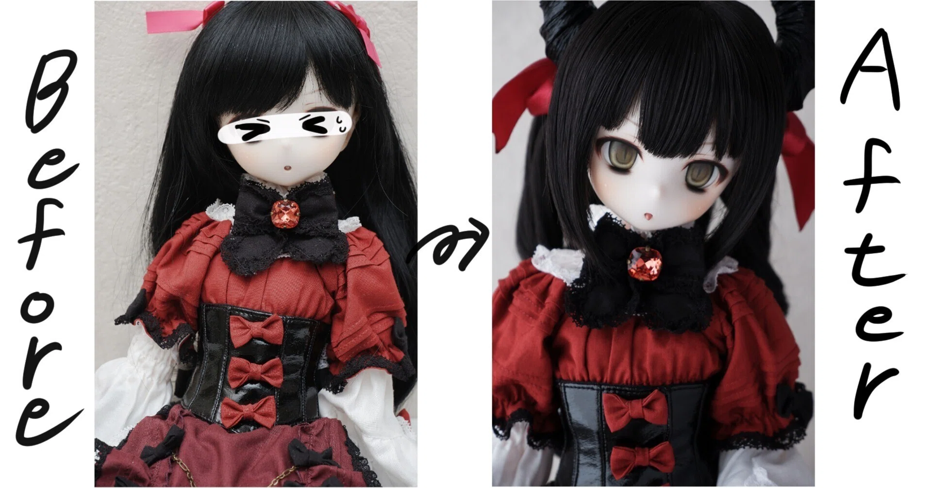 中古ショップで出会ったボロボロのドールに惚れたので連れ帰って 