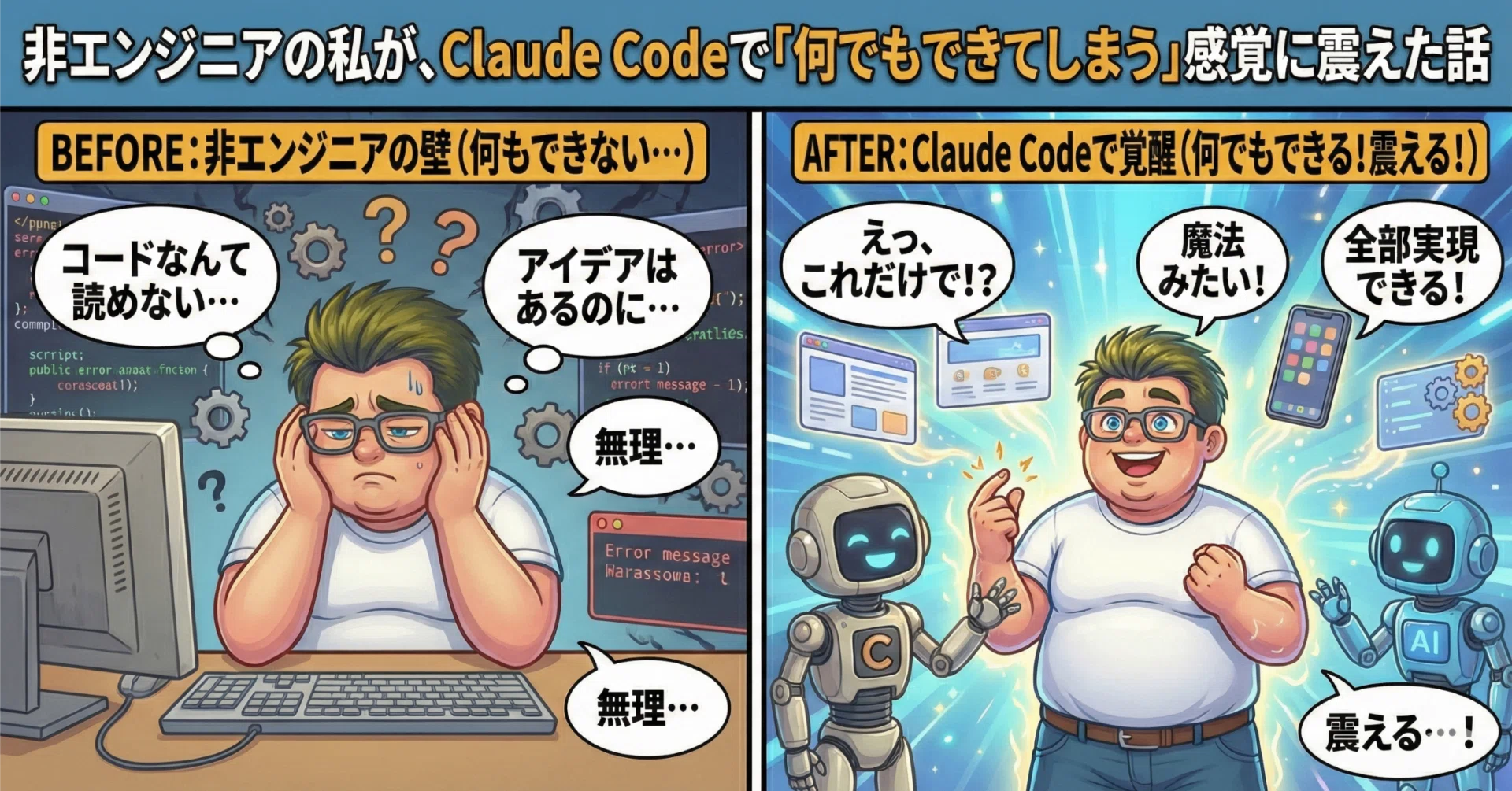 非エンジニアの私が、Claude Codeで「何でもできてしまう」感覚に震え 非エンジニアの私が、Claude Codeで「何でもできてしまう」感覚に震え