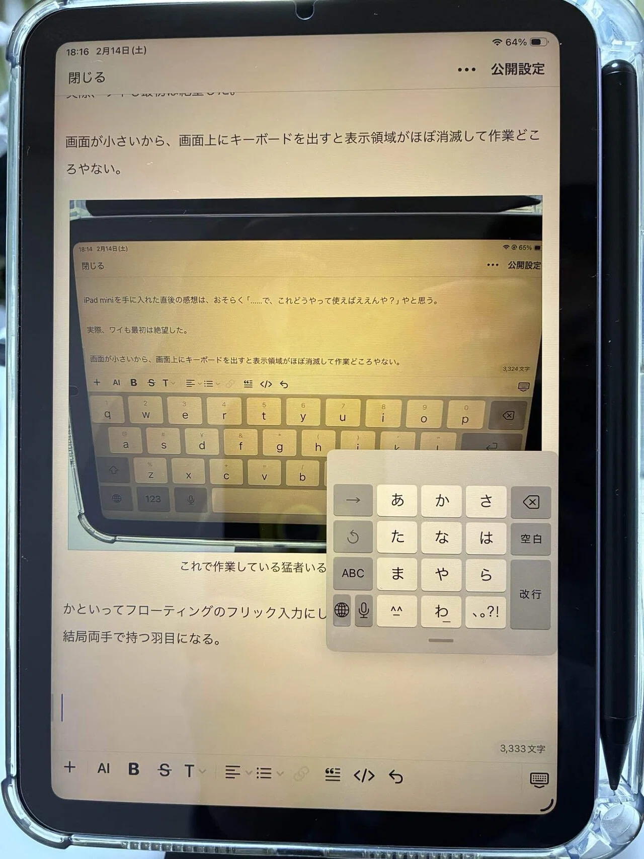 iPad miniは「不便」を楽しむ変態の玩具である。｜iPad mini 7に人生