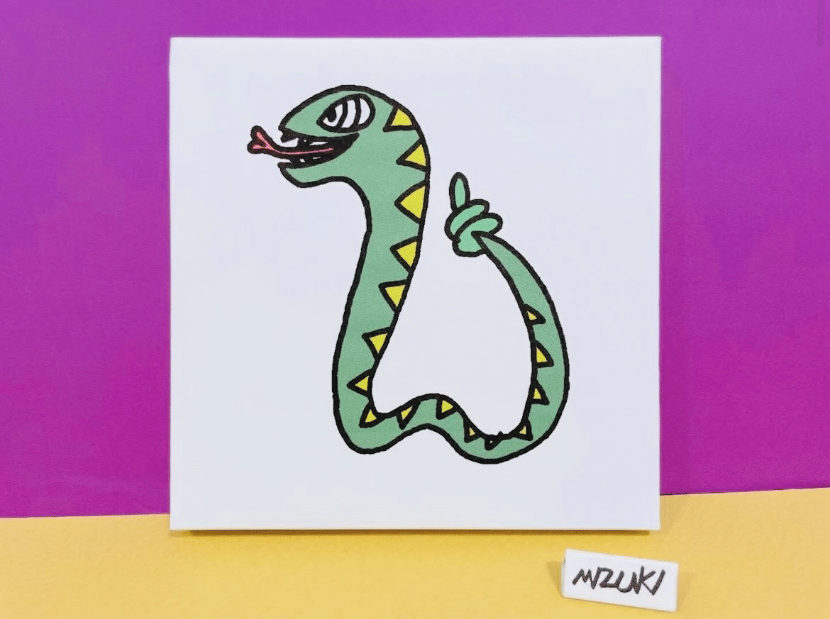 ガラガラヘビ｜みずきんぐ.art