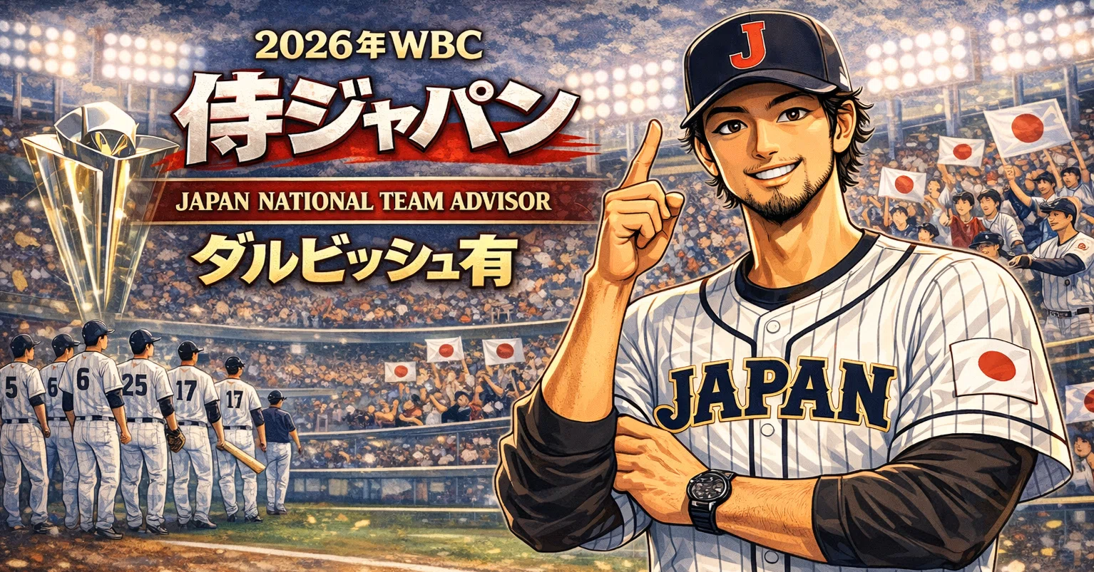 ダルビッシュ有選手が侍ジャパンの「チームアドバイザー」に就任した