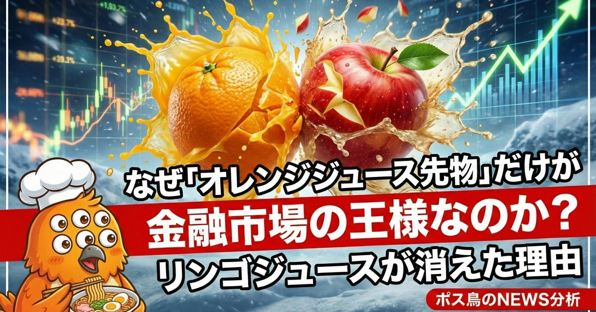 2026年・商品市場の謎】なぜ「オレンジ」だけが金融商品になれたのか