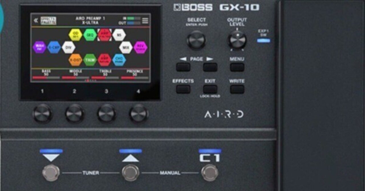 BOSS GX-10 定番セッティング集｜Maggie