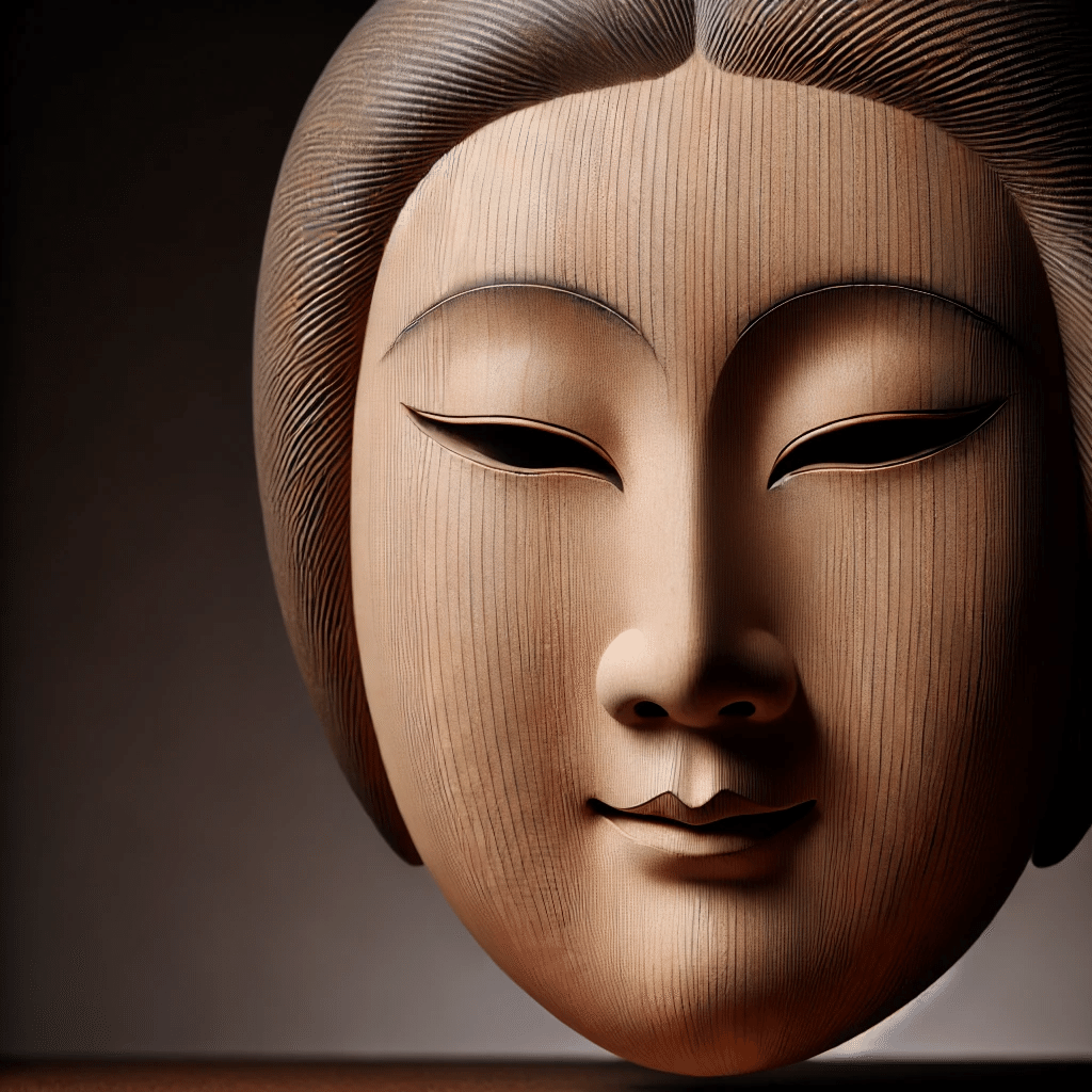 能面 第一章 小面｜ブラックスワン