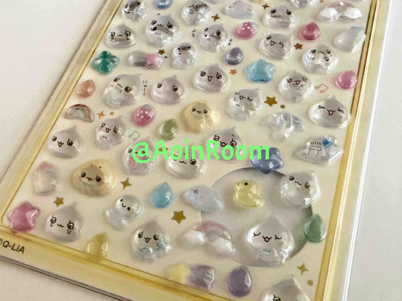 💧【2026最新】ボンボンドロップシール しずくちゃん（mini）全4種