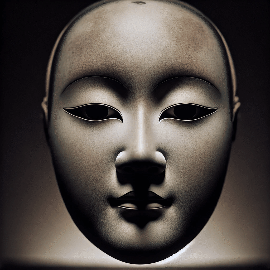 能面 第九章 泥眼｜ブラックスワン