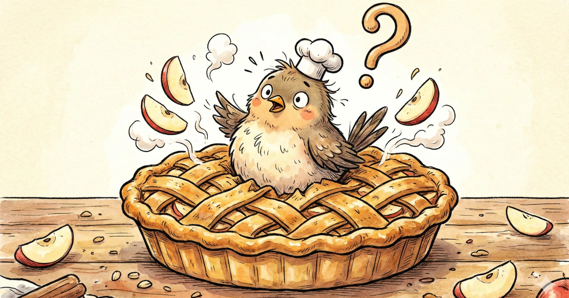 なぜアップルパイの中に鳥が？ 〜 258円で買える贅沢な時間｜藤井寿幸