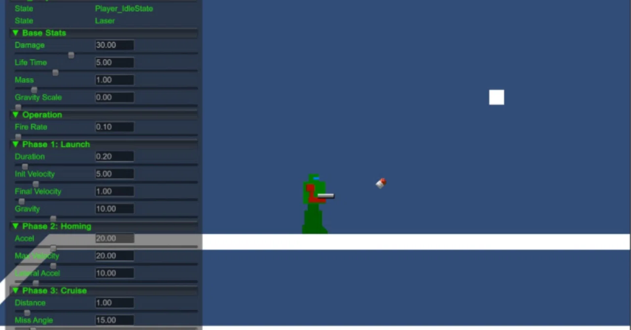 Completion of Guided Missile Behavior [Game Development Diary] (Day 41 ...