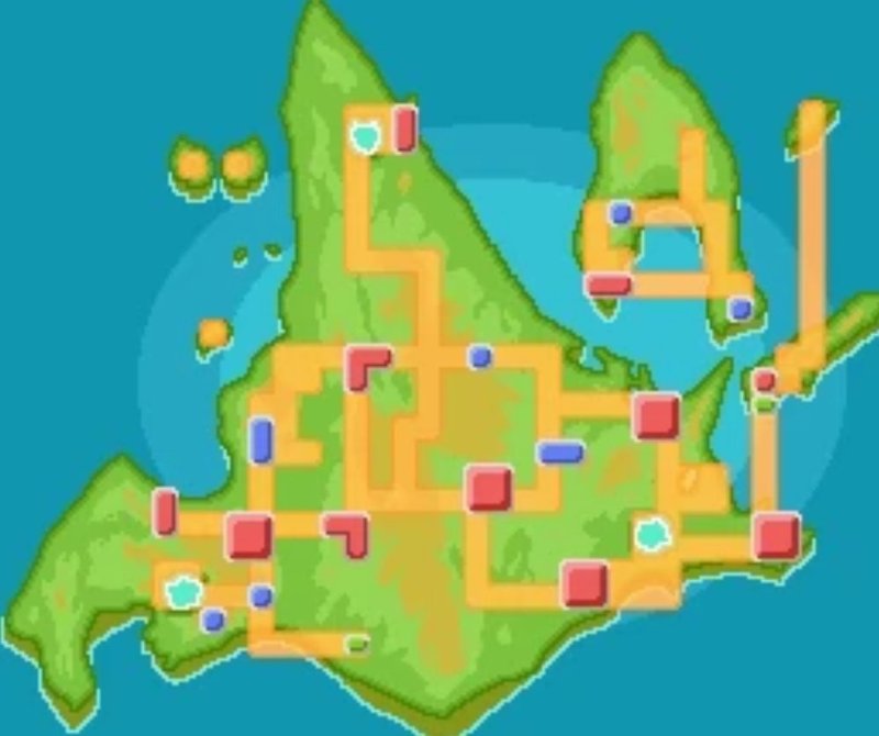 ポケモン 日本 地図