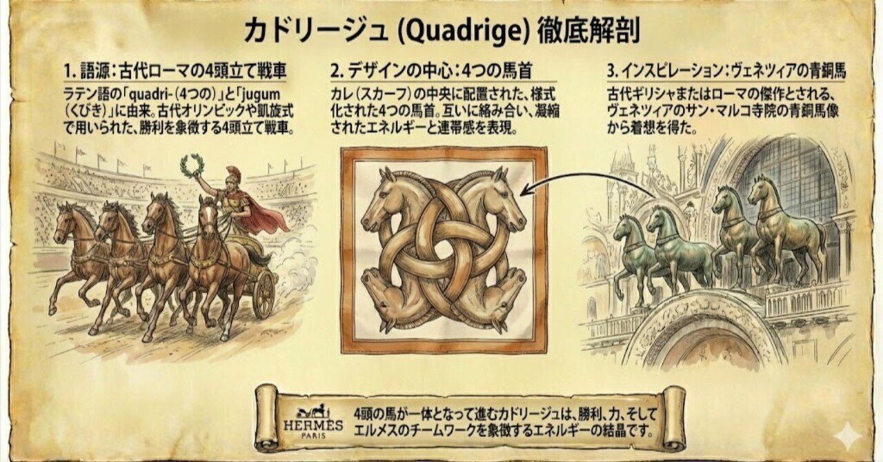 カドリージュ (Quadrige) 徹底解剖：4頭の馬が運ぶ「勝利」の