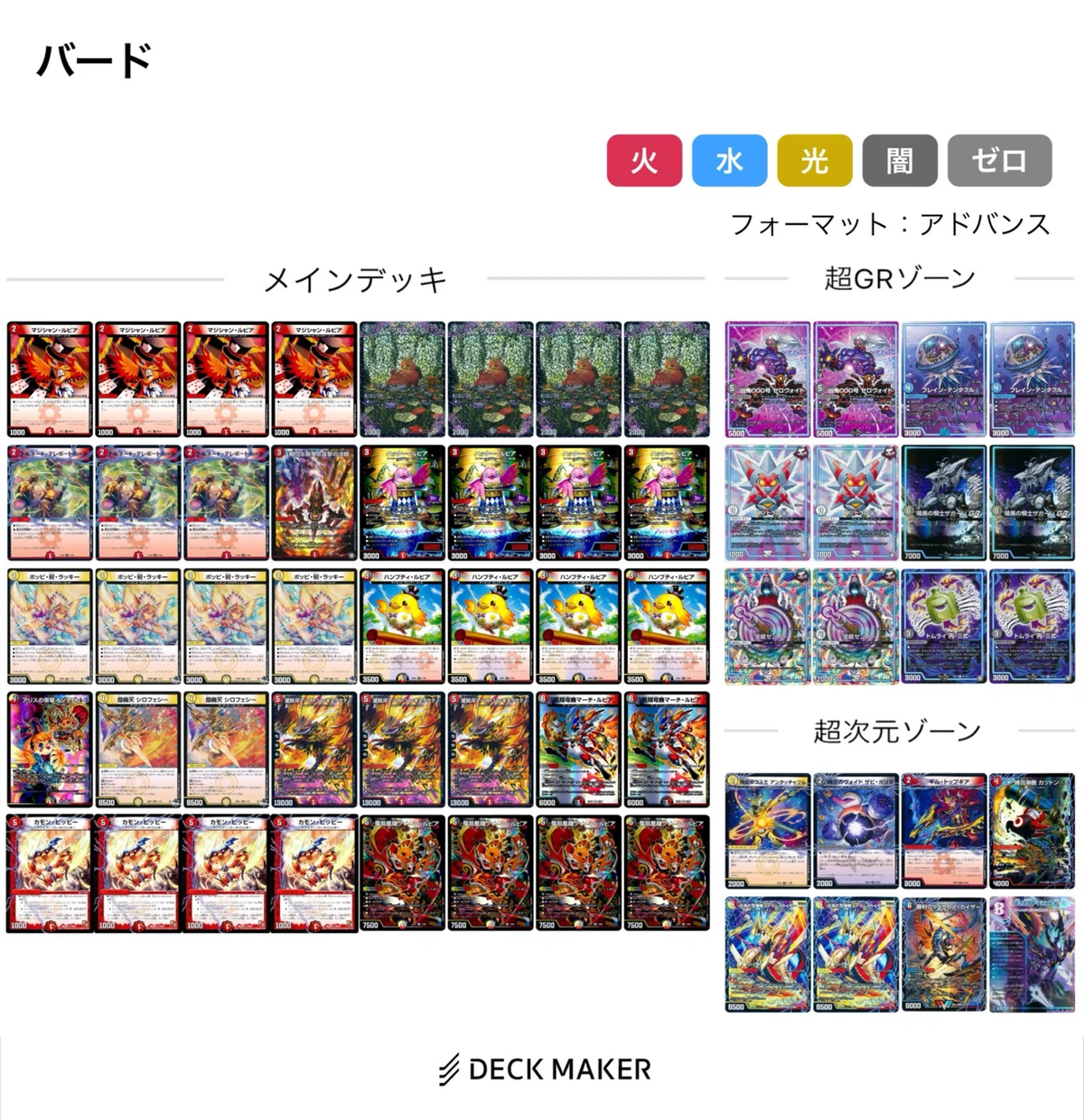 アドバンス新デッキ、ファイアーバード(リペアリペア)解説｜ISE(いせ)