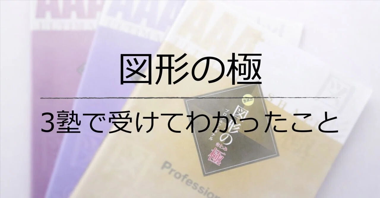 新品未使用　図形の極　2級3級 図形の極を3つの塾で受けてわかったこと― 我が家の選び方 ―｜奪われ