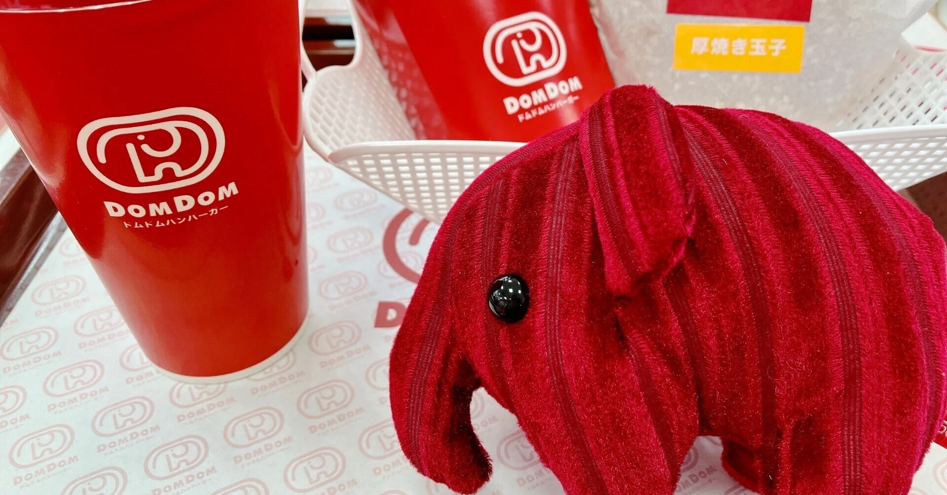 ぬい撮り】コメダオタク、ドムドムハンバーガーへ突撃！【コラボ感謝
