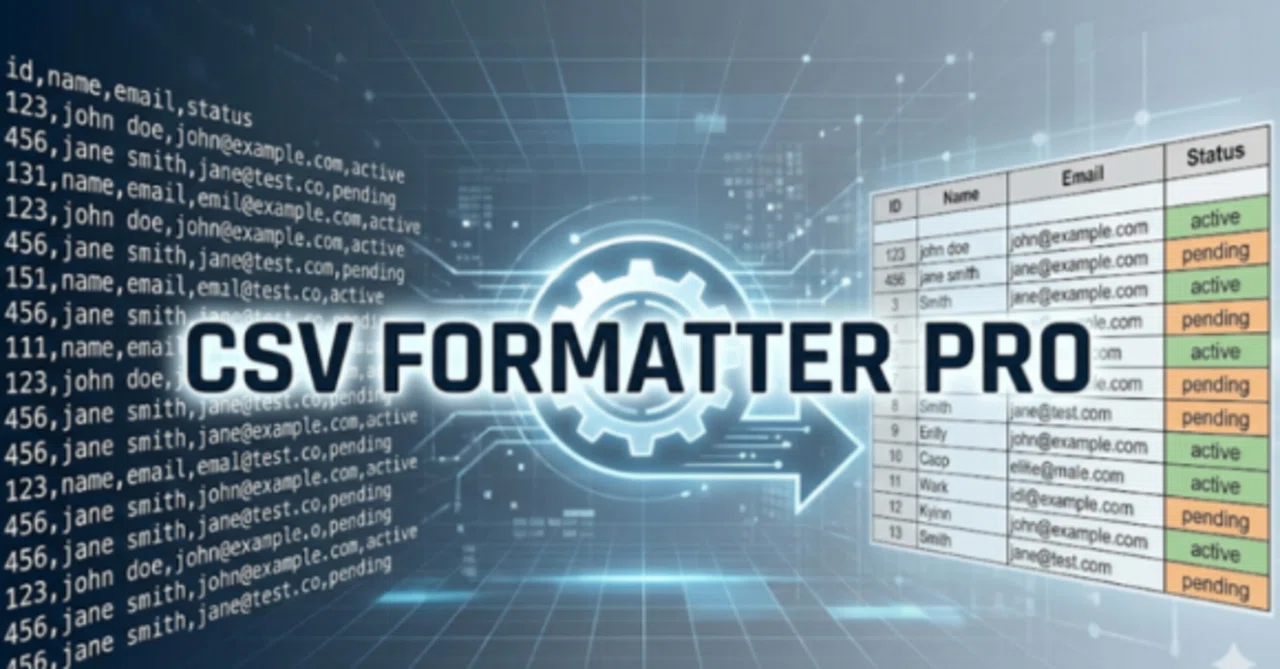 顧客リストの整形、まだ手作業で消耗してる？「CSV Formatter Pro」でデータクレンジングを自動化する｜あさぎり