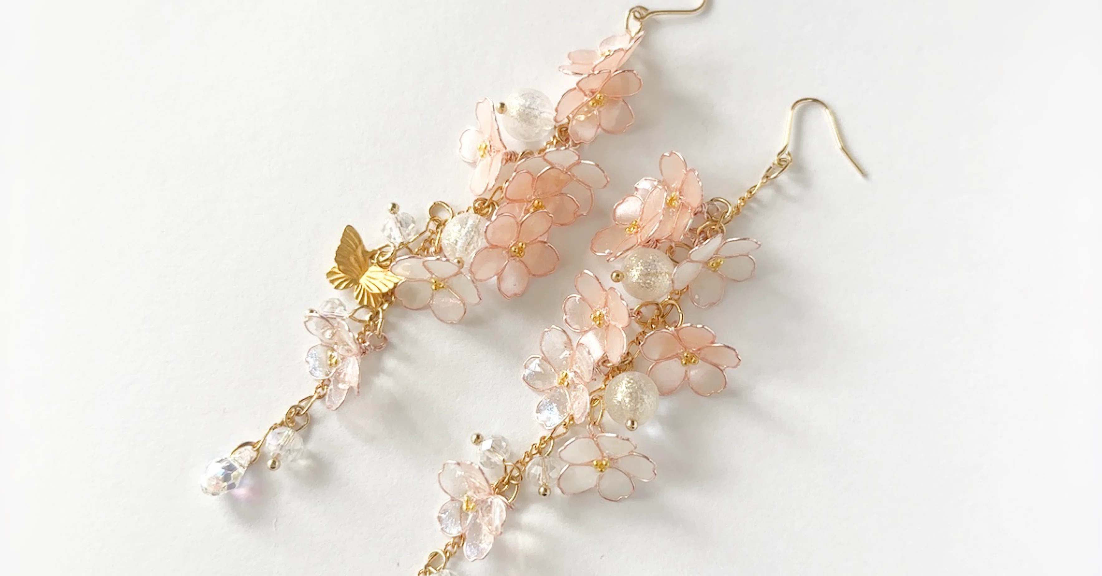 Primalume Sakura ❇︎ 桜のロングピアス｜coralglow