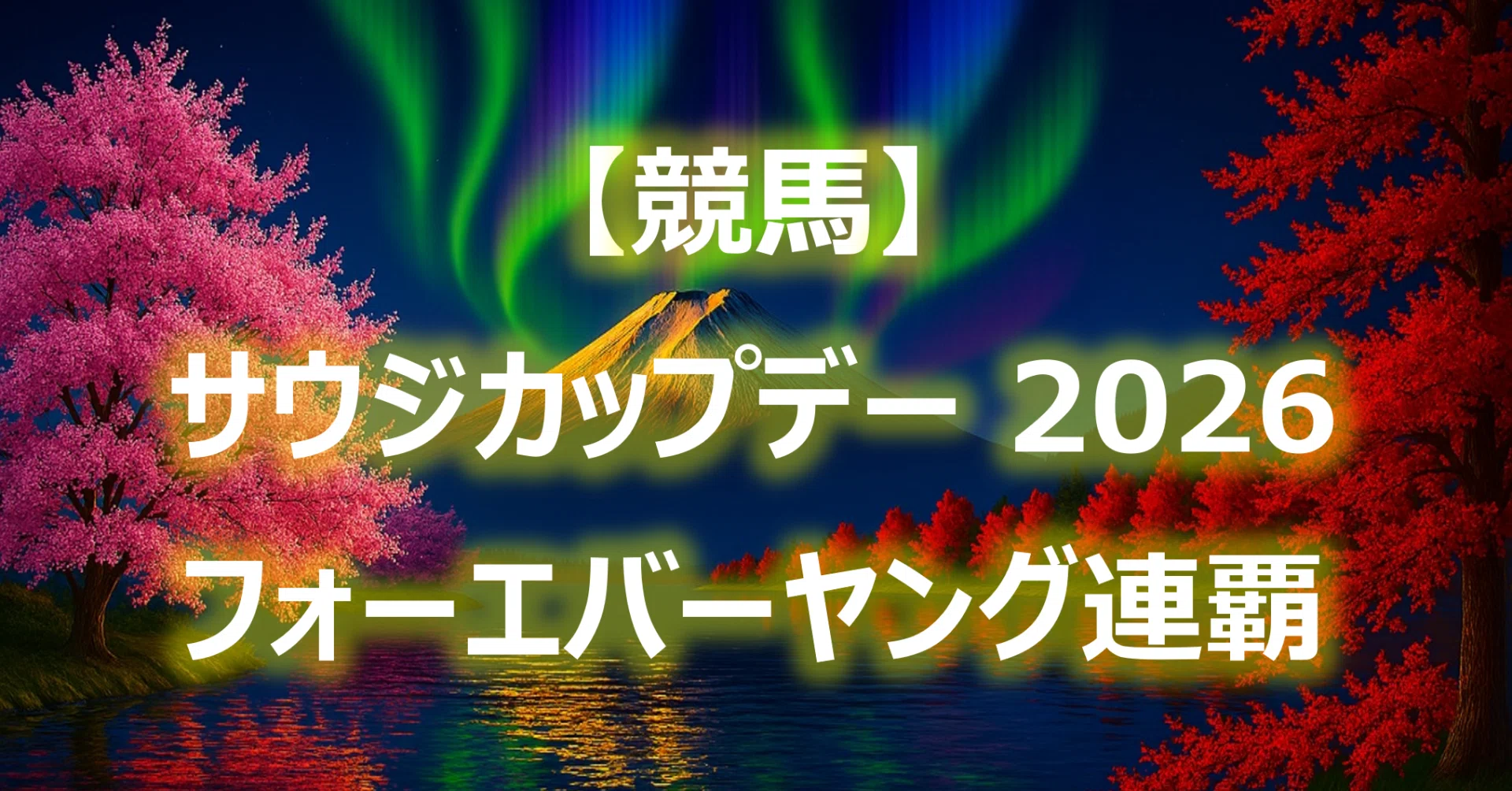競馬】公式 2026 第7回サウジカップ レーシングプログラム 