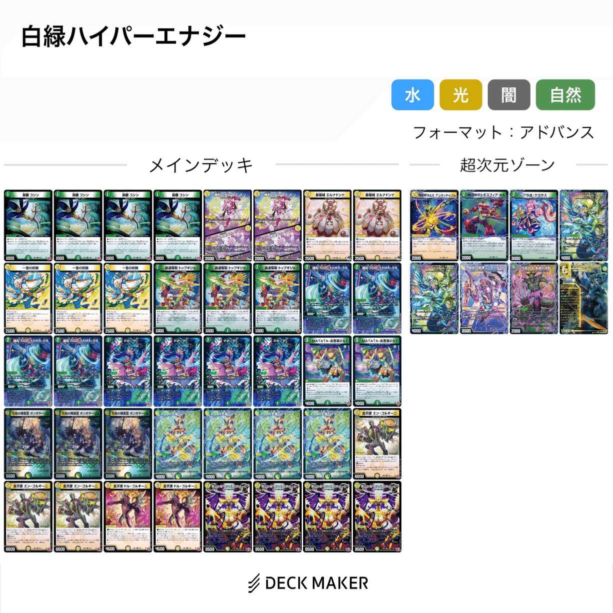 新弾によって強化された白緑ハイパーエナジー｜はく