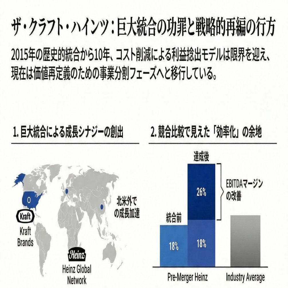 なぜクラフト・フーズ・グループとH.J.ハインツは経営統合したのか