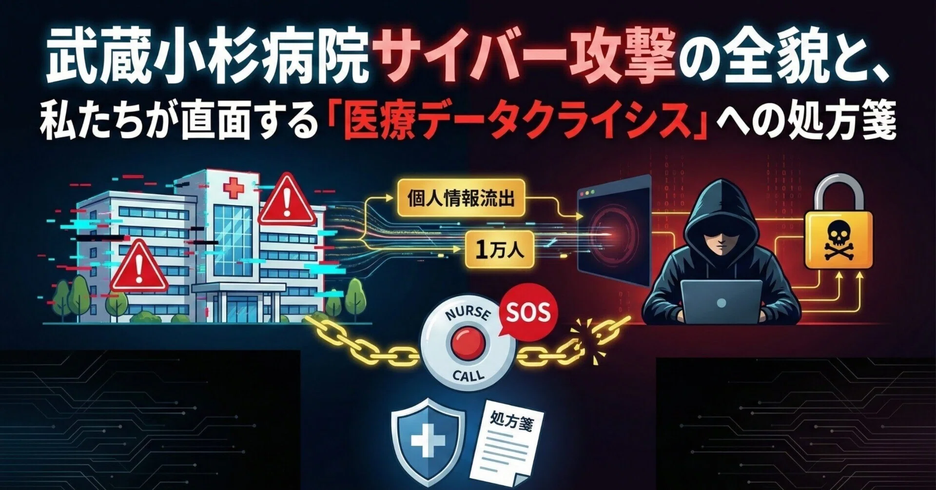 武蔵小杉病院サイバー攻撃の全貌と、私たちが直面する「医療データ