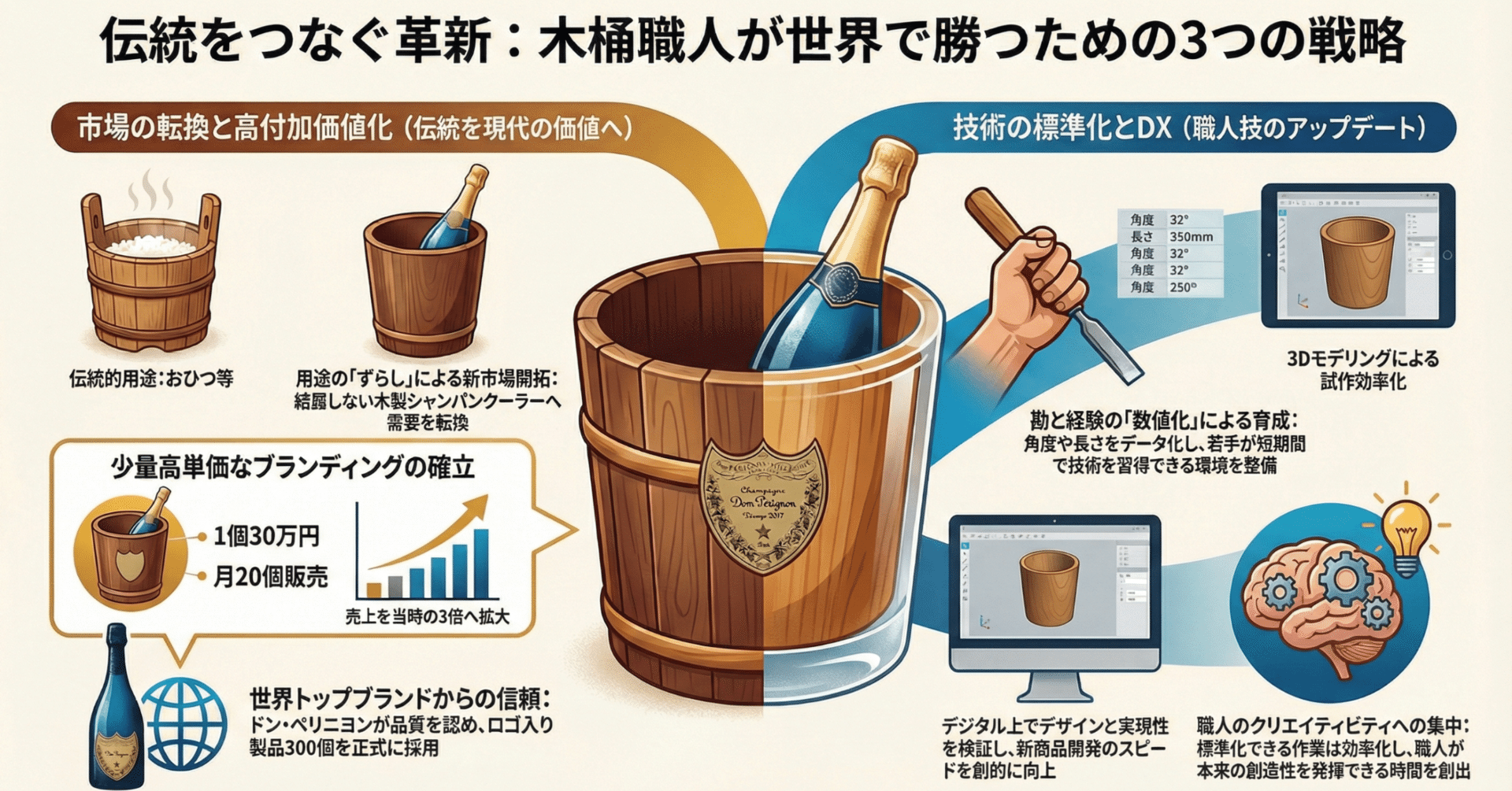 世界で勝つ！日本の工芸：滋賀の木桶職人から学んだ3つのポイント