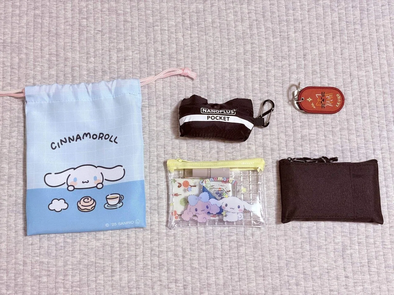 ミニマリストのポーチの中身｜シナモロールがかわいい！｜みく