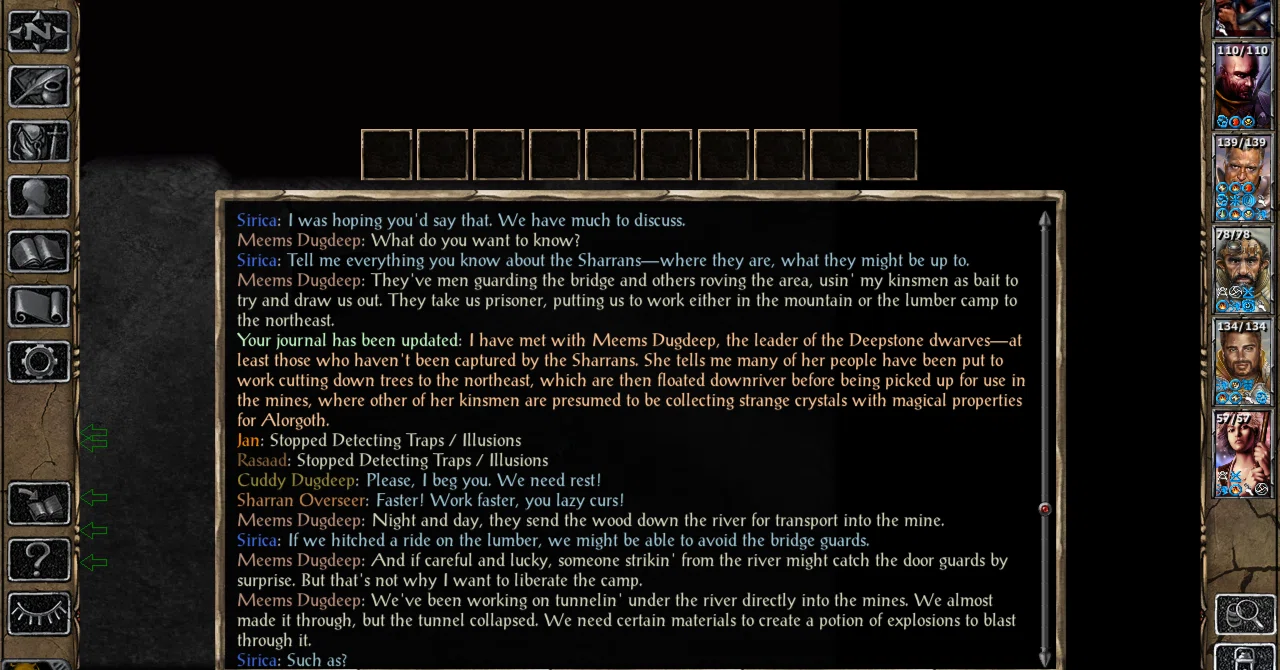 Rasaad's Quest #3 (Part 2), How to Infiltrate the Mine｜趣味のバルダーズゲート2プレイ翻訳