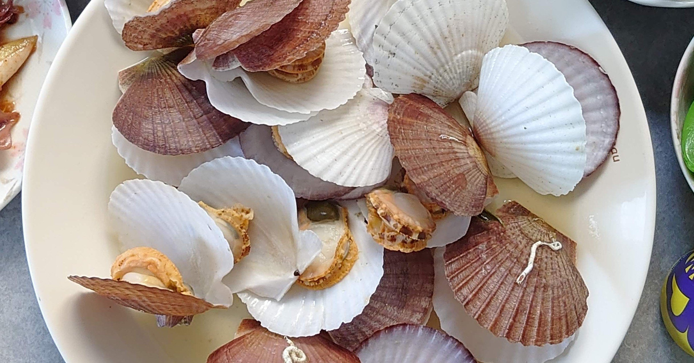 ホタテ稚貝の酒蒸し Kaz Note