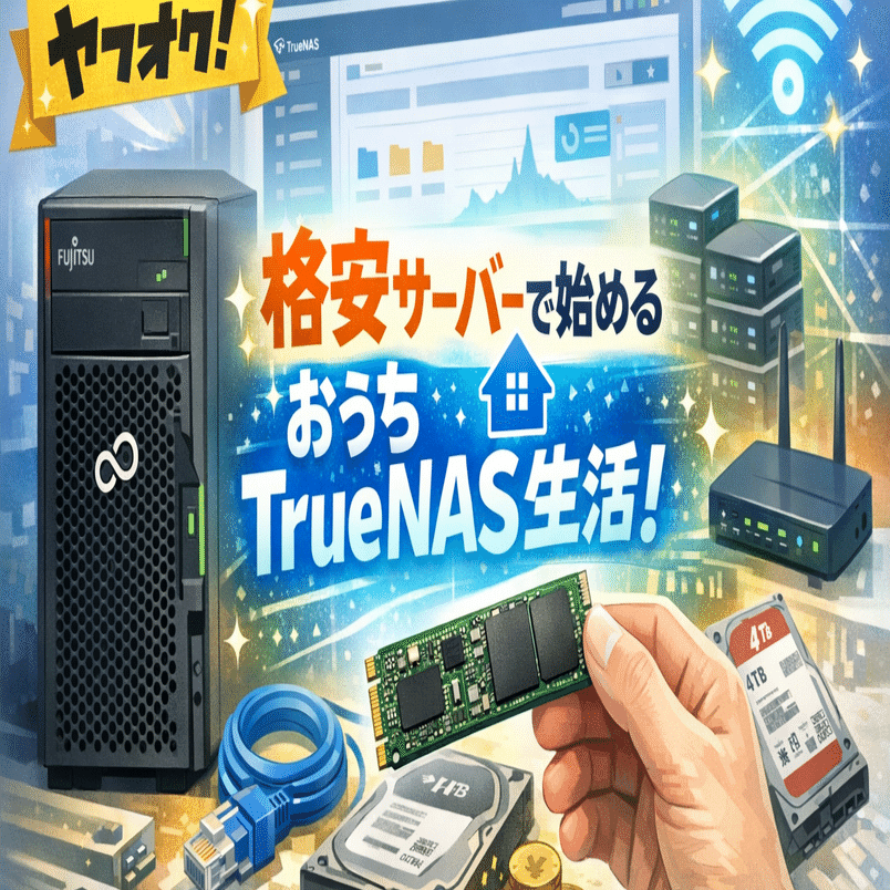 M.2 SSD 1枚だけ用意すればいい：PRIMERGY TX1320 M4で始めるTrueNAS