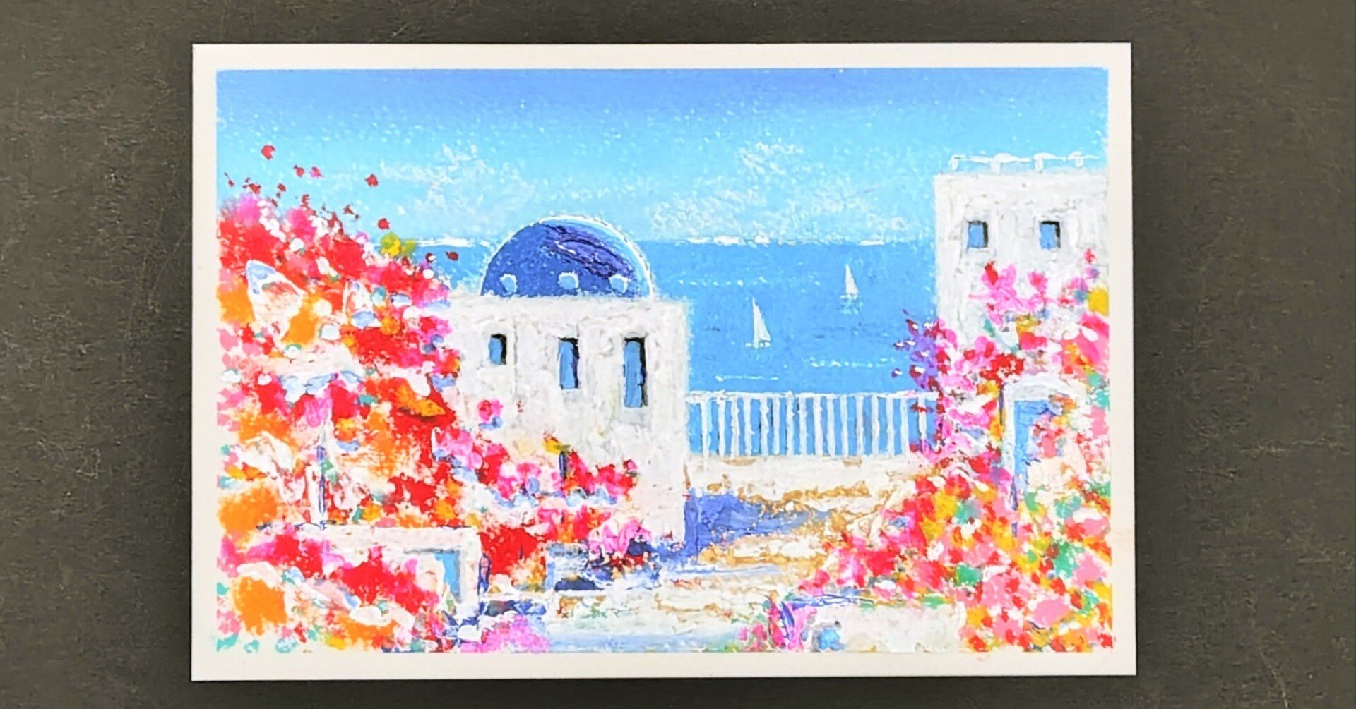 白い家と花のアイランド｜KOBE kamome Atelier