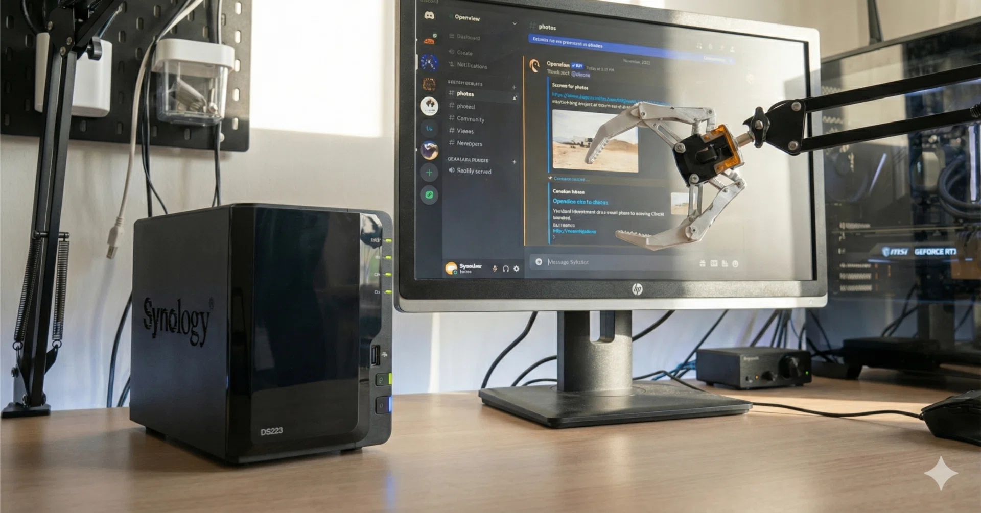 NASに保存されている写真をDiscordから探す - Openclaw×Synology DS223