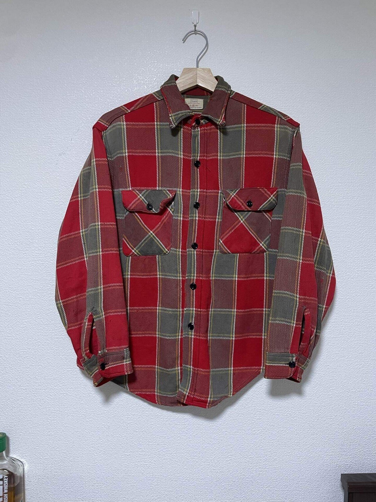 服図鑑No.1】SEARS ネルシャツ 60-70年代｜じゃがふく