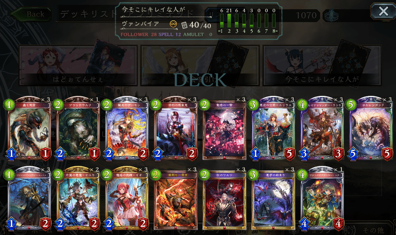 Shadowverse アンリミ初心者の環境デッキ紹介 脱兎 Note